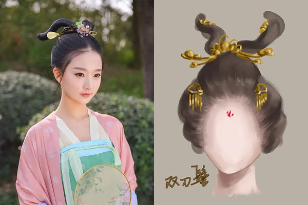 中国古代女子发型库 - 古代女子发型图片大全 - 墨星写作网